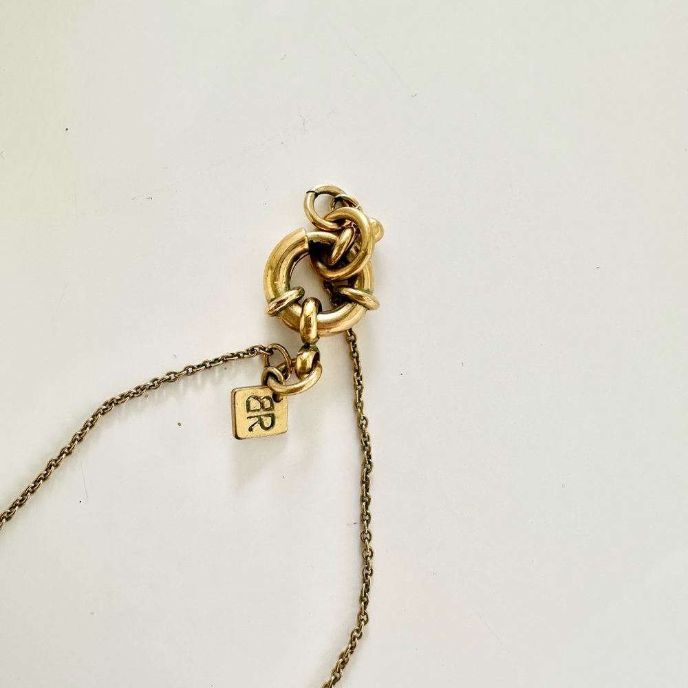 | banana republic • green glass drop necklace | - Picture 9 of 10